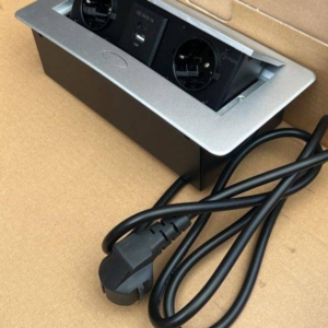 پریز2سوکت با2 یواس بی سیلور